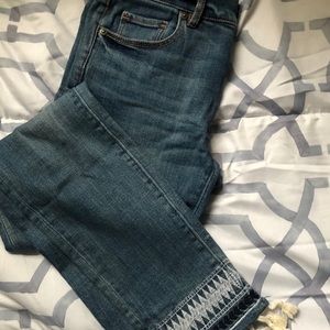 NWOT loft tassel jeans! 👖💗